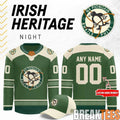 Pittsburgh Penguins x Irish Heritage Night Custom Hockey Jersey