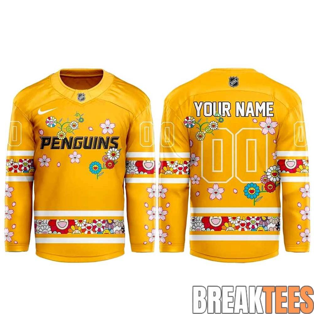 Pittsburgh Penguins x Takashi Murakami Hockey Jersey