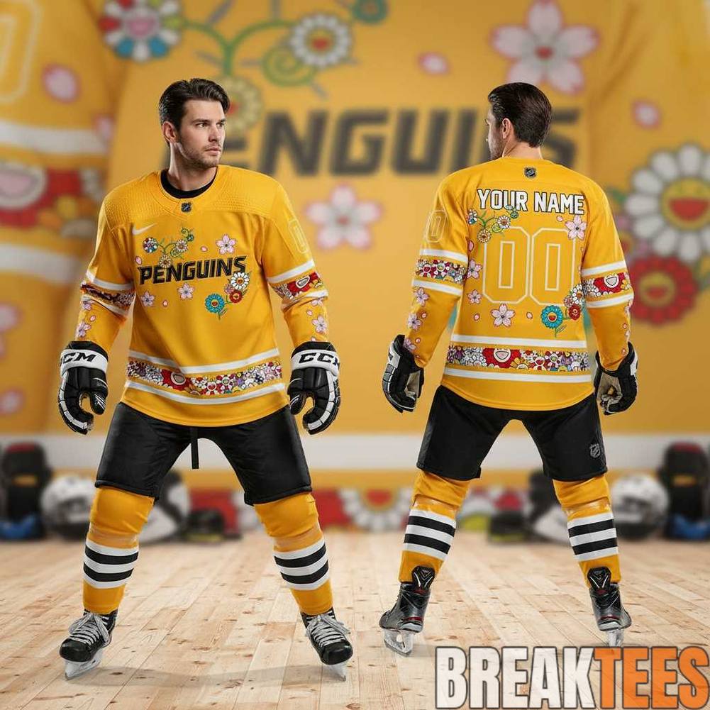 Pittsburgh Penguins x Takashi Murakami Hockey Jersey