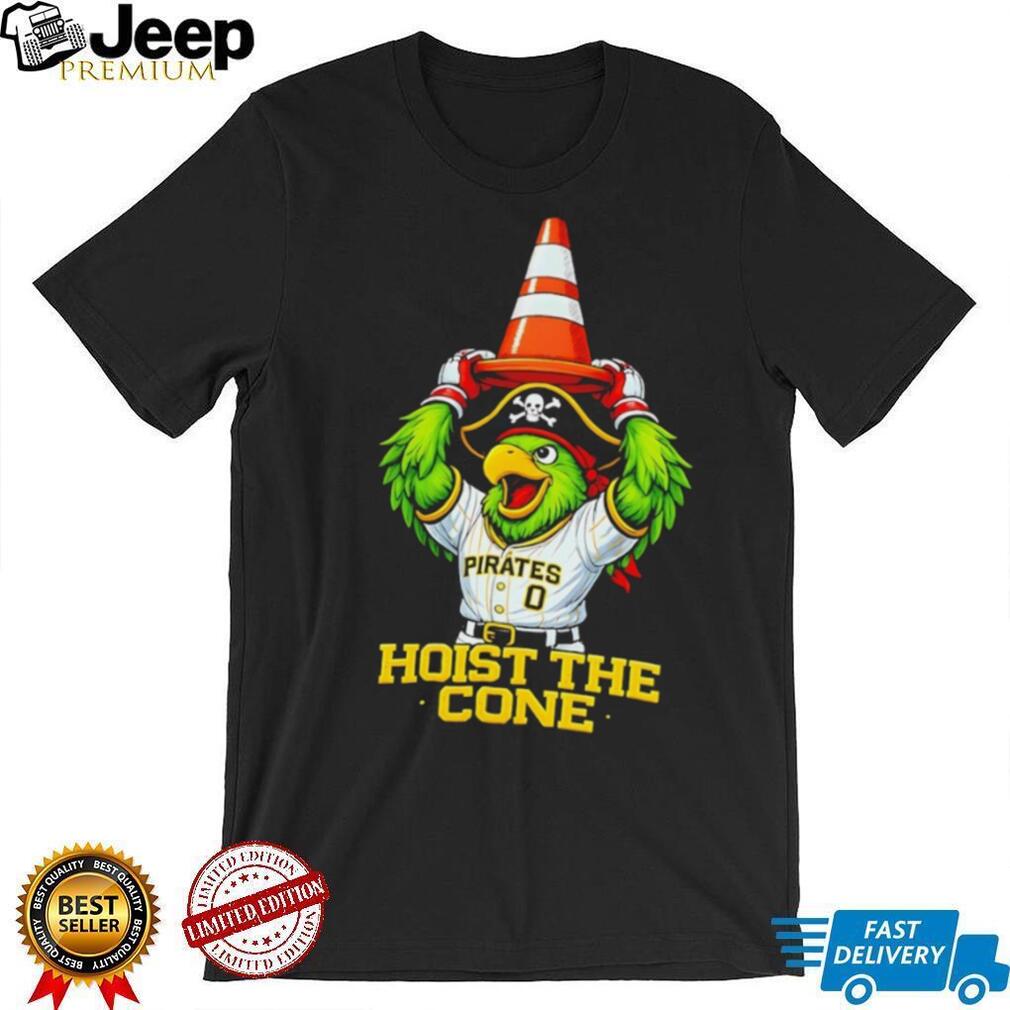 Pittsburgh Pirates Parrot Hoist The Cone Baseball Mascot T Shirt
