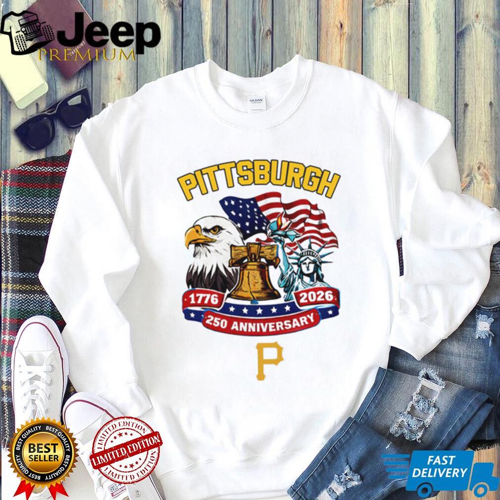 Pittsburgh Pirates Personalized 250th Anniversary Independence Baseball Jersey T Shirt