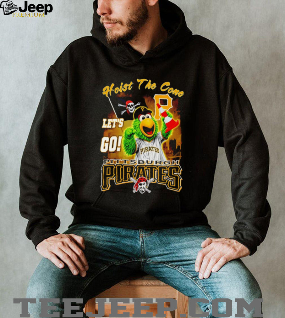Pittsburgh Pirates Pirate Parrot “Hoist The Cone” Let’s Go Baseball T Shirt