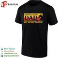 Chaotic good dad the house is a mess but the kids are alive dragon silhouette funny shirt