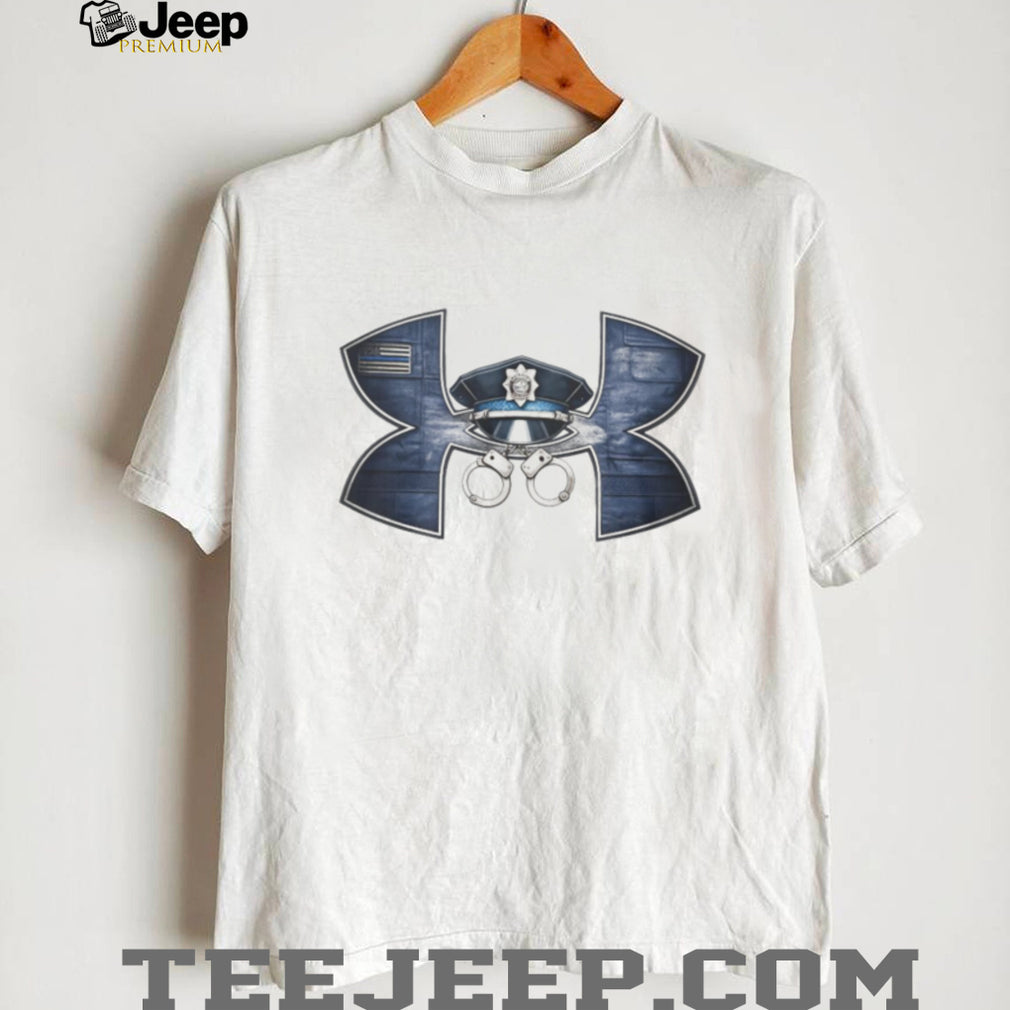Police Officer Thin Blue Line Duty Gear Graphic T Shirt
