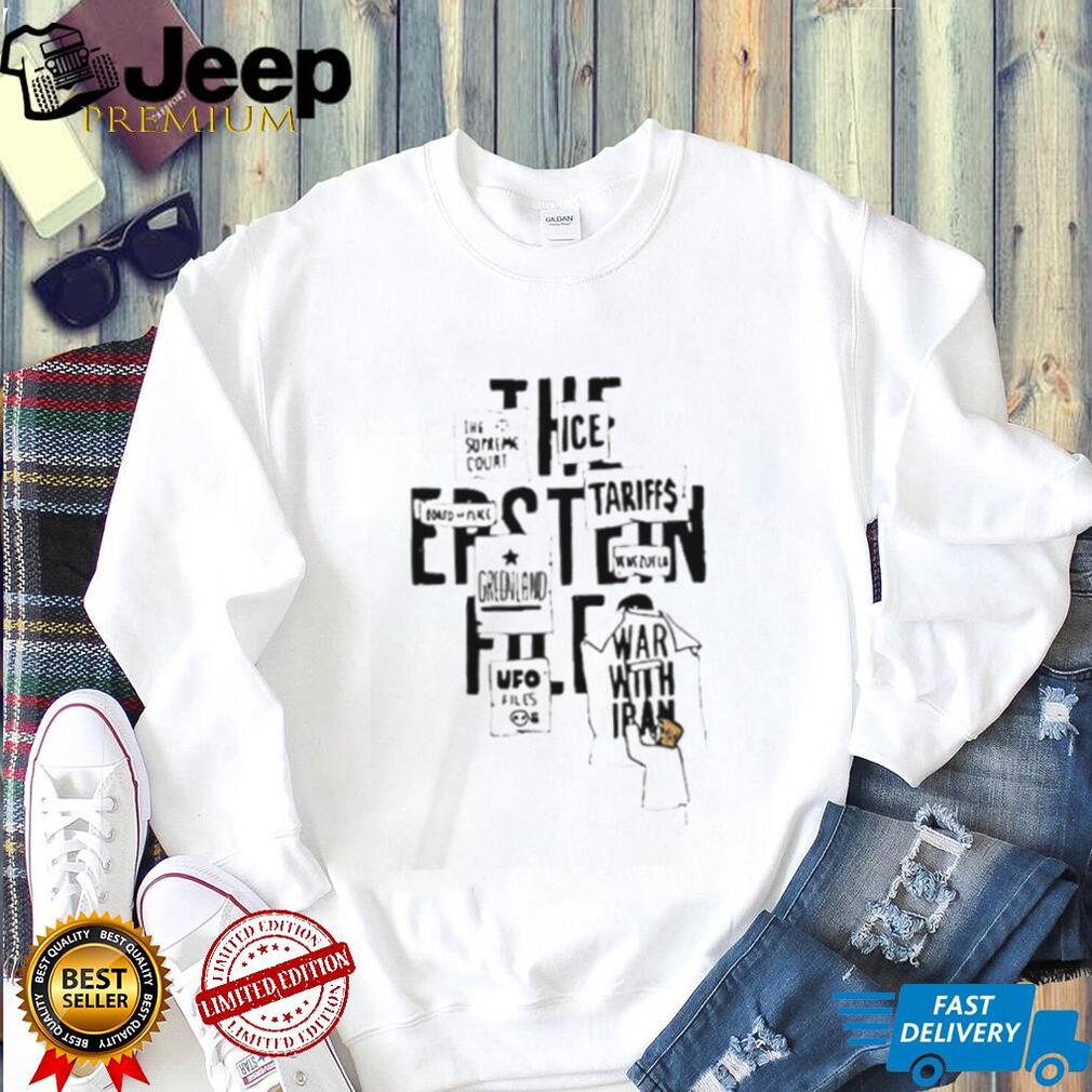 Political Satire News Headlines Collage White Cotton T Shirt