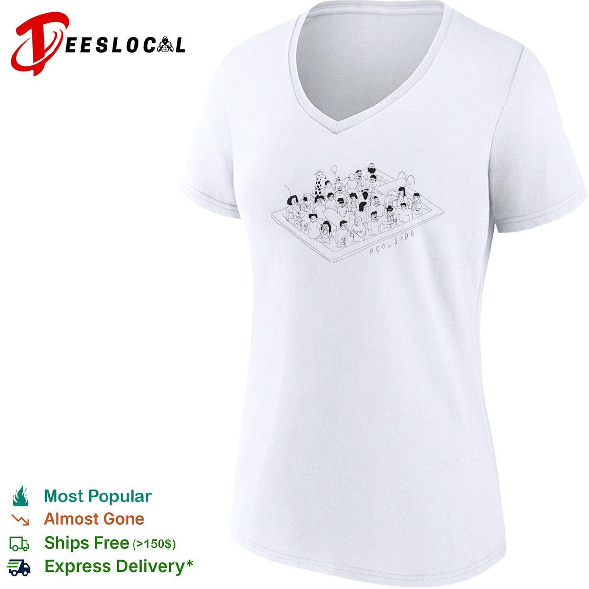 Poolside human and animal shirt