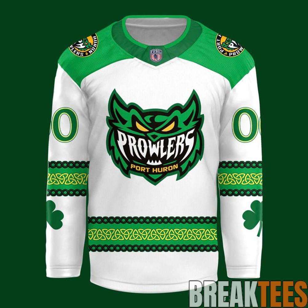 Port Huron Prowlers St. Paddy 2026 Hockey Jersey