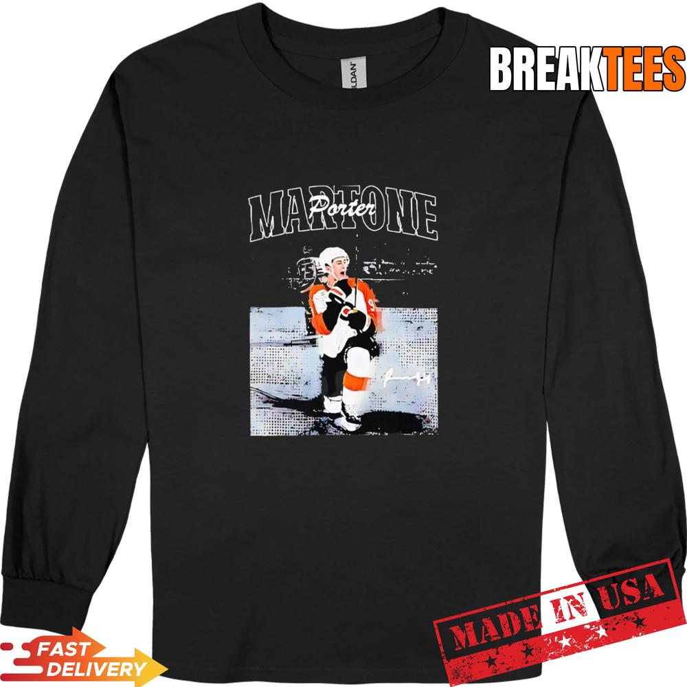 Porter Martone Philadelphia Flyers Hockey signatureT-Shirt