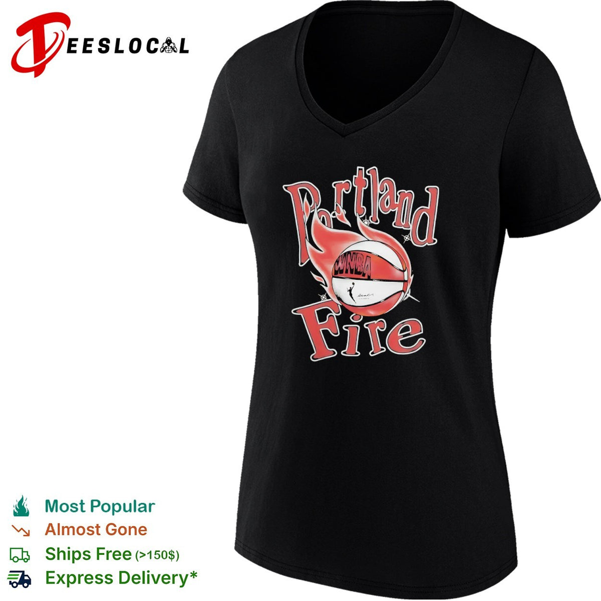 Portland Fire WNBA Basketball shirt