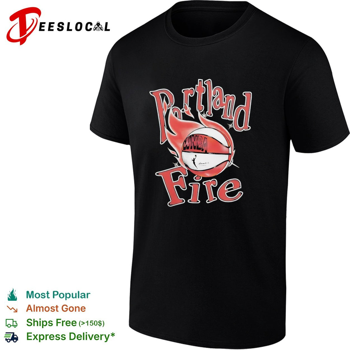 Portland Fire WNBA Basketball shirt