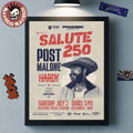 Post Malone X Hardy Salute 250 For Show In Columbus Ohio 2026 At Historic Crew Stadium On July 2 2026 Decor Poster Canvas