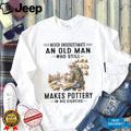 Pottery Making Old Man Eighties Ceramic Artist Shirt