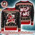 Powerwolf I Am Screaming For A Wild Xmas Santa Werewolf 2025 Holiday Jumper Ugly Christmas Sweater