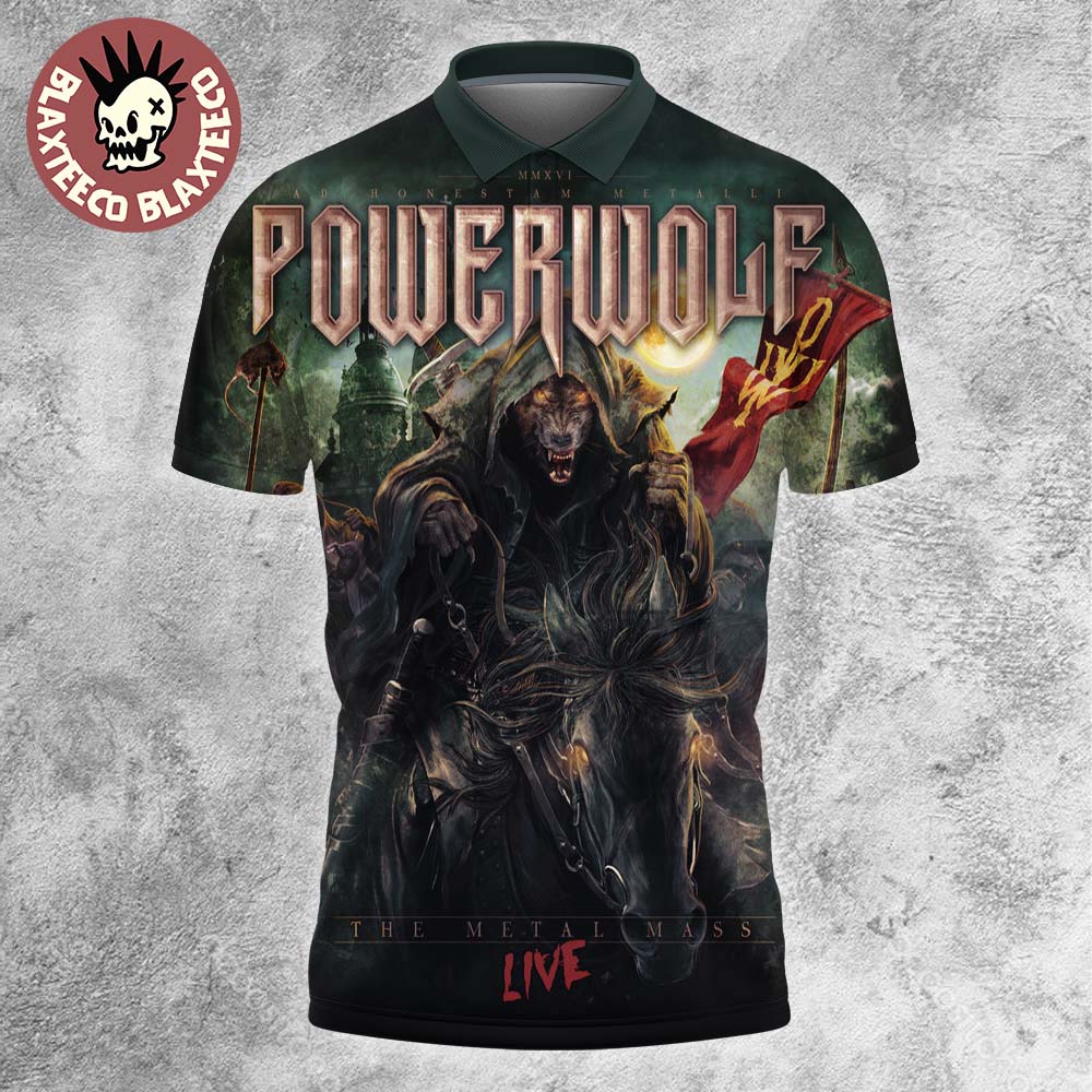 Powerwolf The Metal Mass – Live Album Cover Polo Shirt
