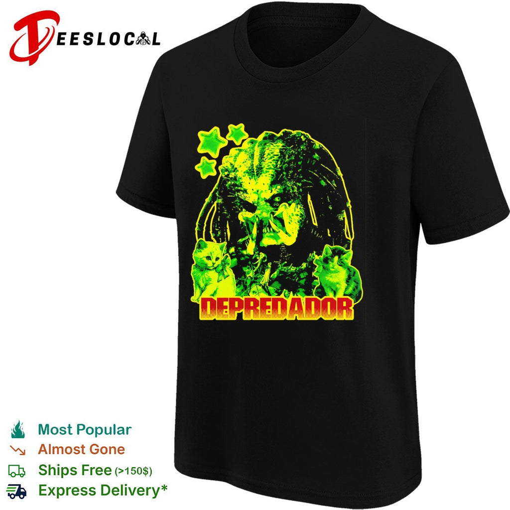Predator Depredador Cute Kittens Stars shirt