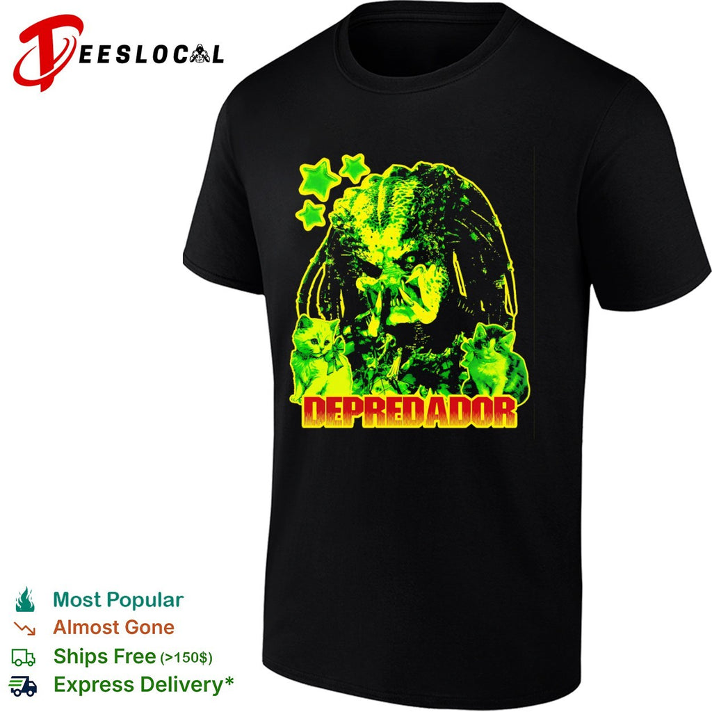 Predator Depredador Cute Kittens Stars shirt