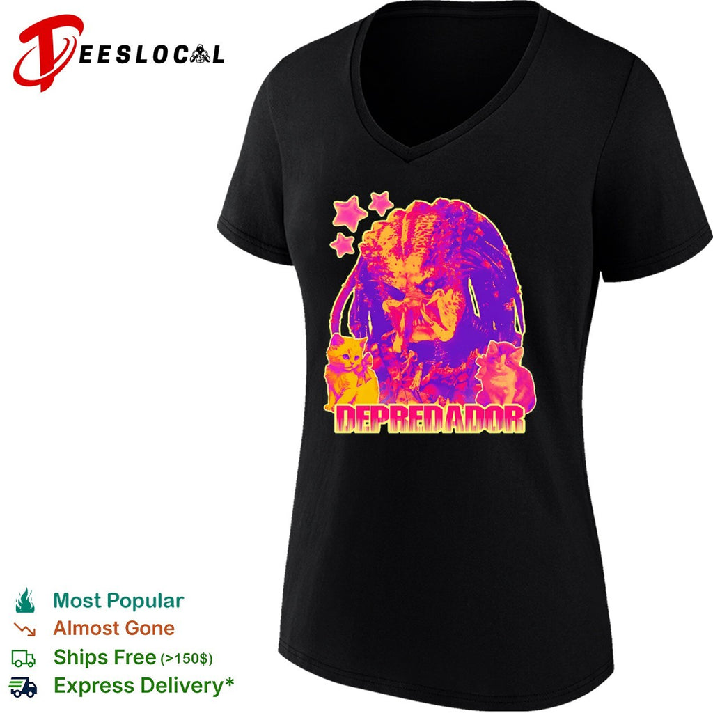 Predator Depredador with kittens shirt