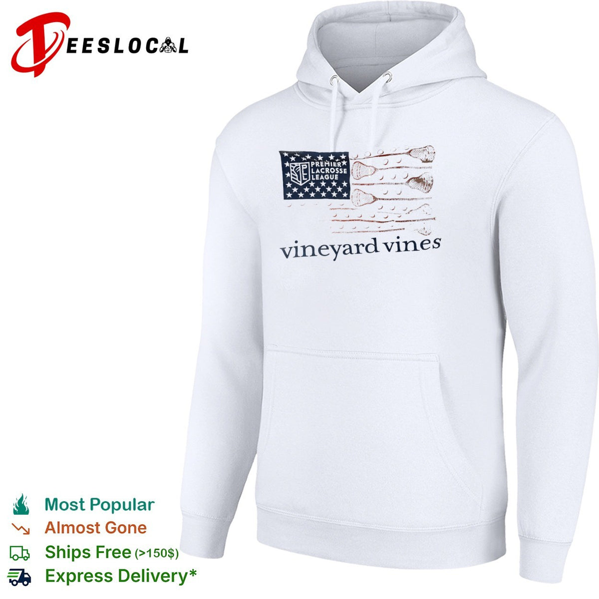 Premier Lacrosse League Vineyard Vines Flag Shirt