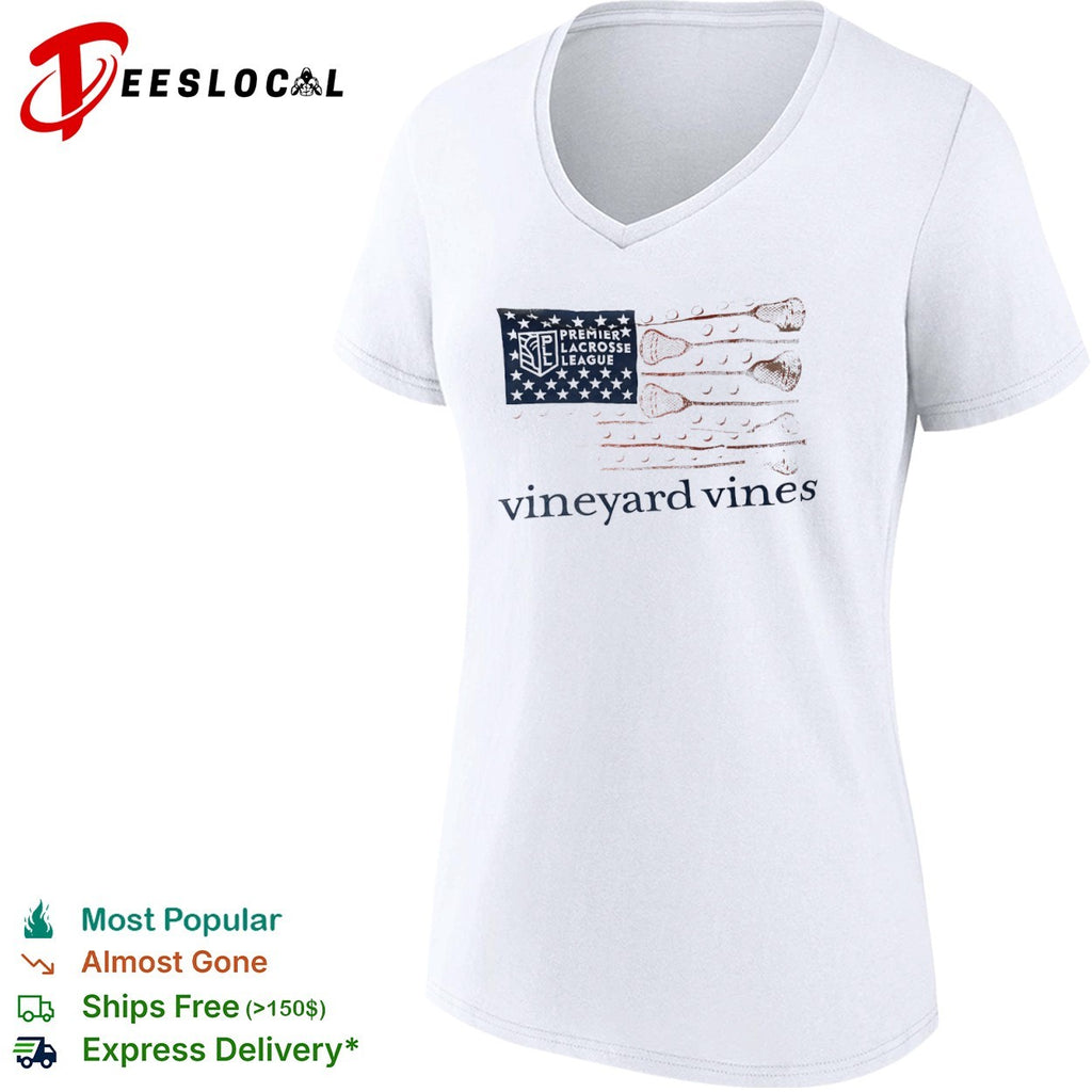 Premier Lacrosse League Vineyard Vines Flag Shirt