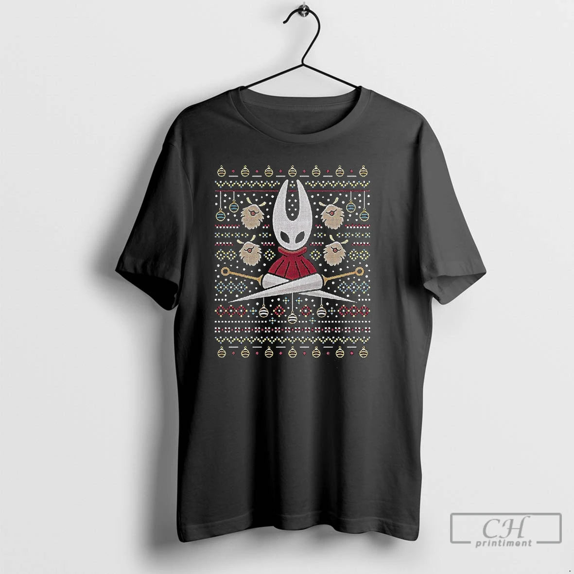 Premium Pharloom Hornet And Lost Fleas Hollow Knight Silksong Ugly Christmas