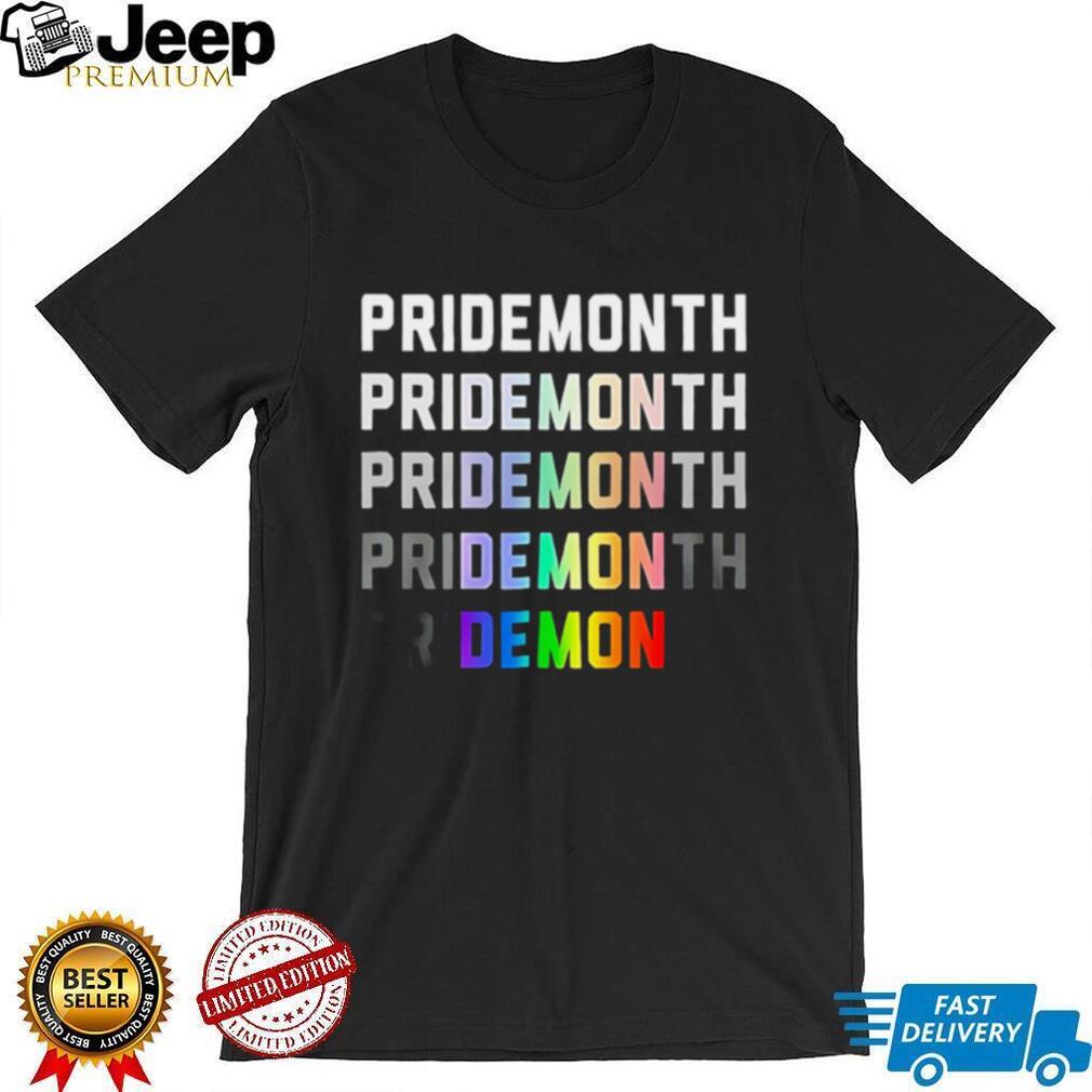 Pridemonth to demon shirt