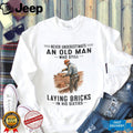 Professional Bricklayer Old Man In His Sixties Shirt