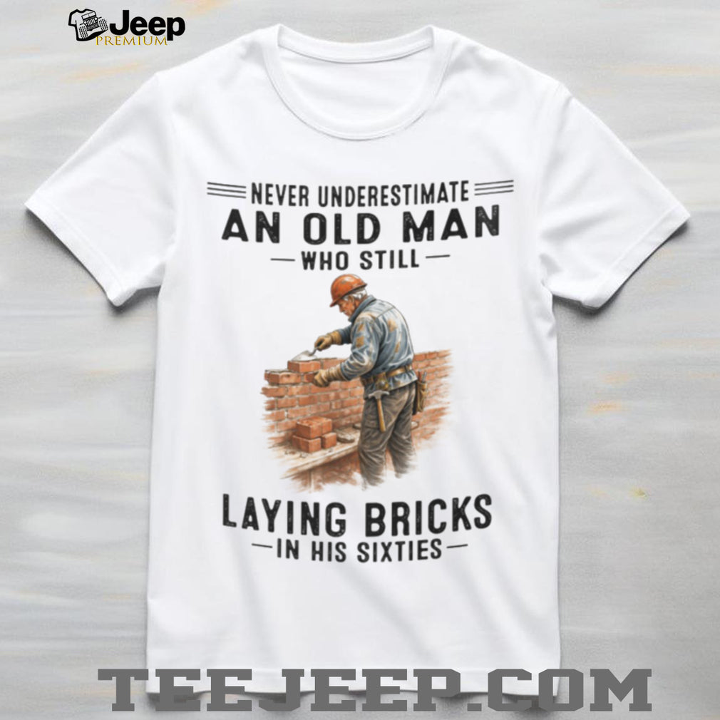 Professional Bricklayer Old Man In His Sixties Shirt
