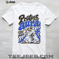 Protect Your Aura Samurai Warrior Minimalist Graphic T Shirt