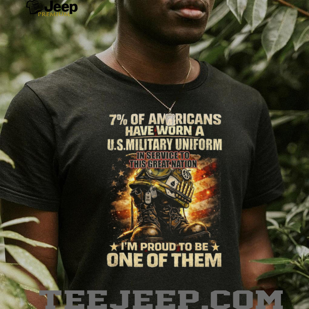 Proud US Military Veteran Helmet Boots Tribute Graphic Unisex T Shirt