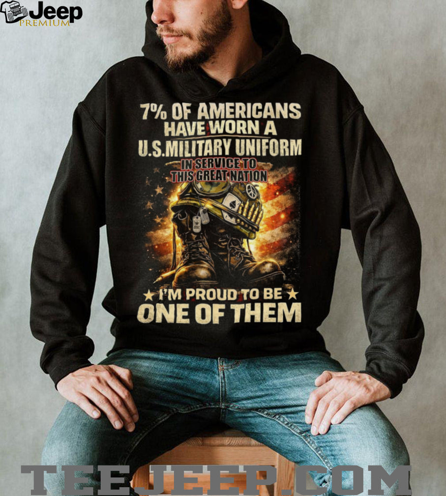 Proud US Military Veteran Helmet Boots Tribute Graphic Unisex T Shirt