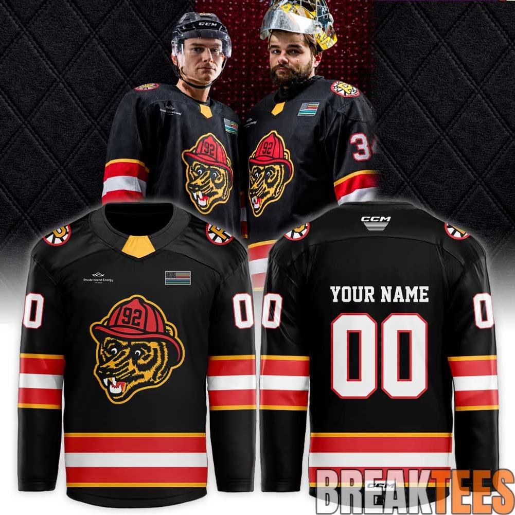 Providence Bruins x First Responders Appreciation Night 2026 Custom Hockey Jersey