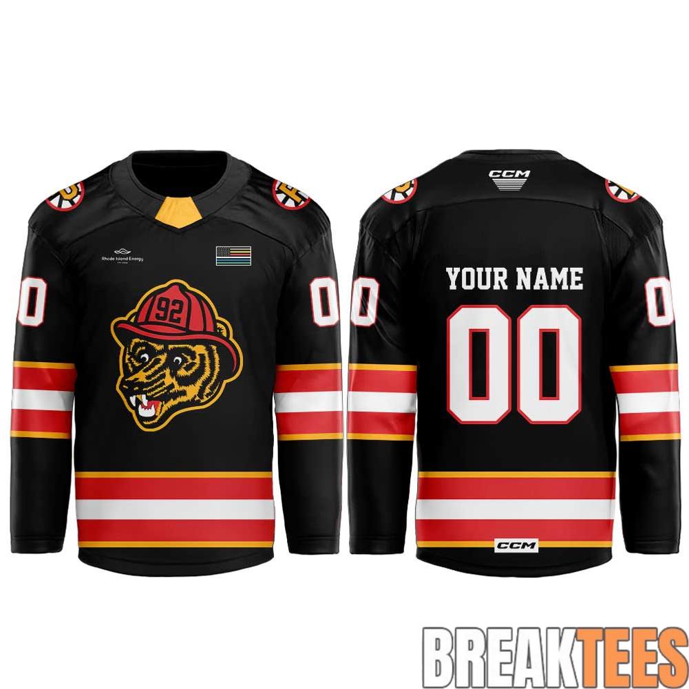 Providence Bruins x First Responders Appreciation Night 2026 Custom Hockey Jersey