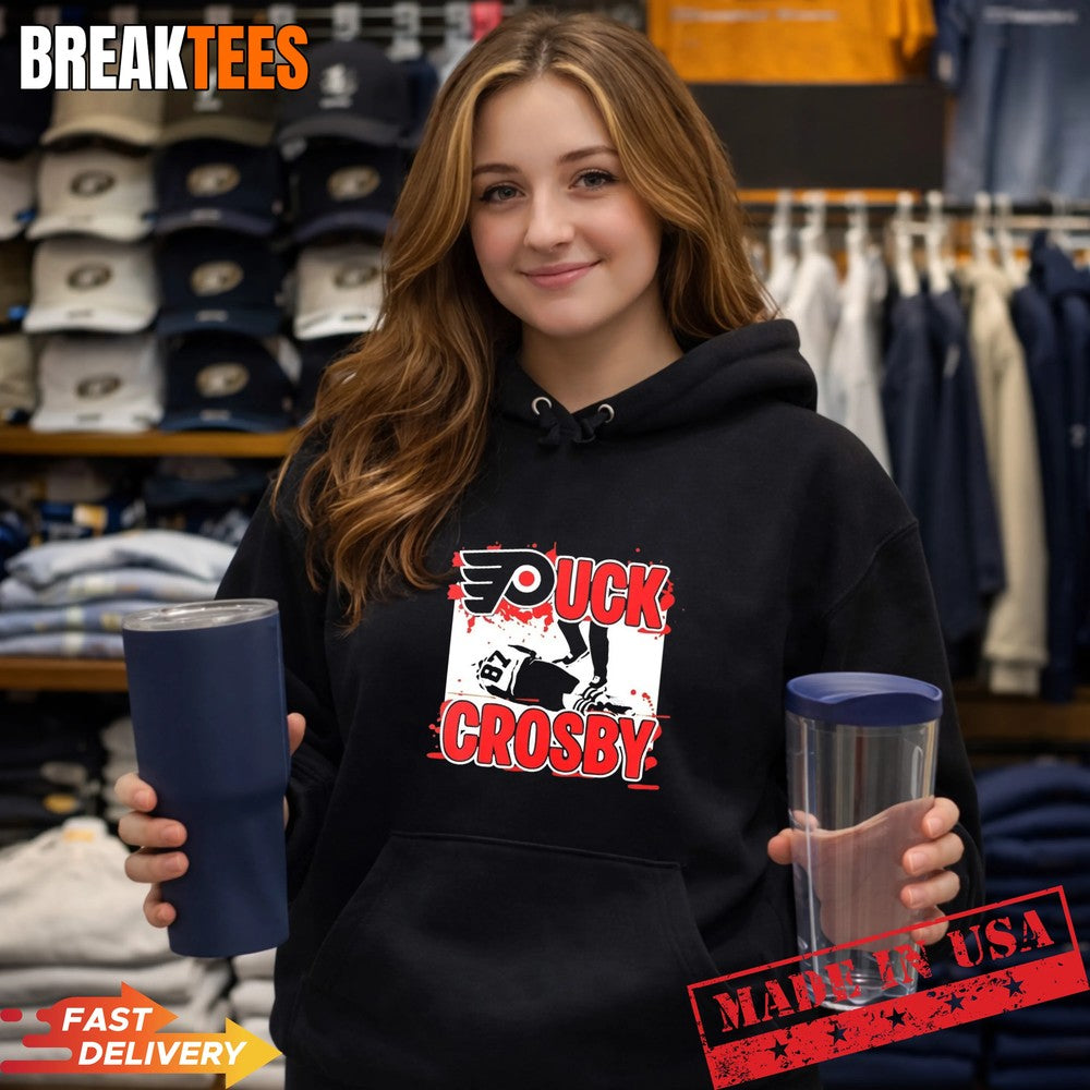 Puck Crosby Philadelphia Flyers Hockey 2026 T-Shirt