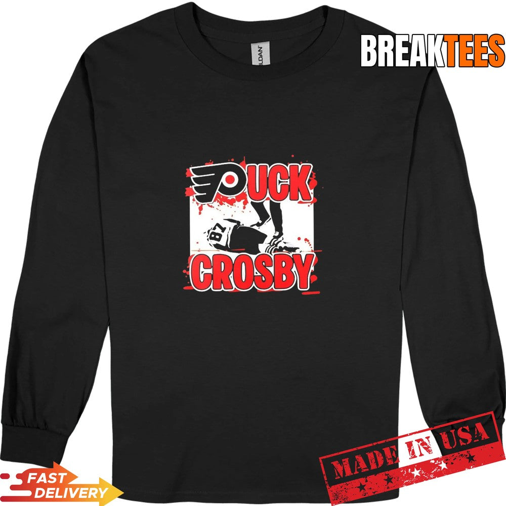 Puck Crosby Philadelphia Flyers Hockey 2026 T-Shirt