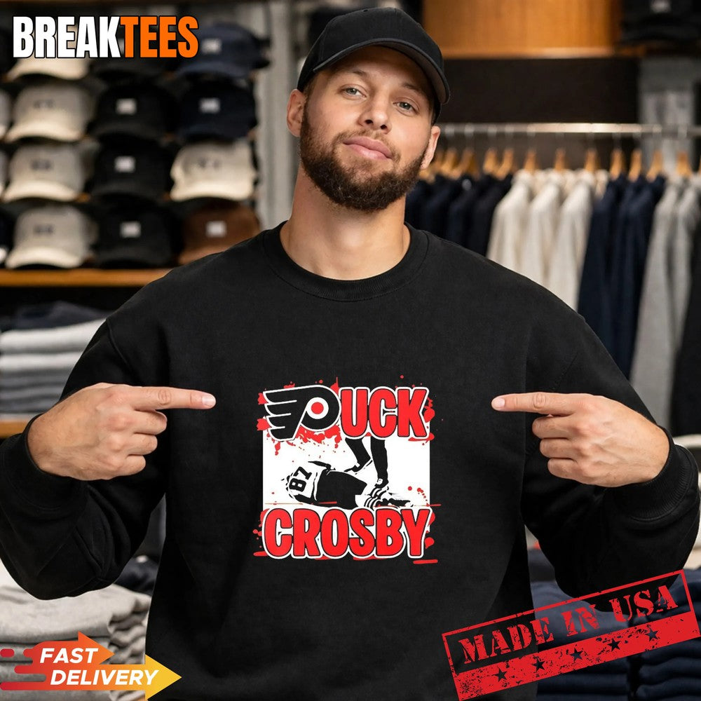 Puck Crosby Philadelphia Flyers Hockey 2026 T-Shirt