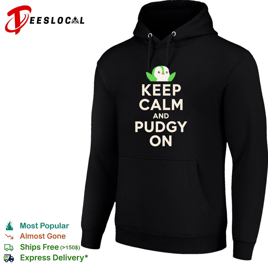 Pudgy Penguin Keep Calm and Pudgy on shirt