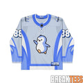 Pudgy Penguins Blue Hockey Jersey