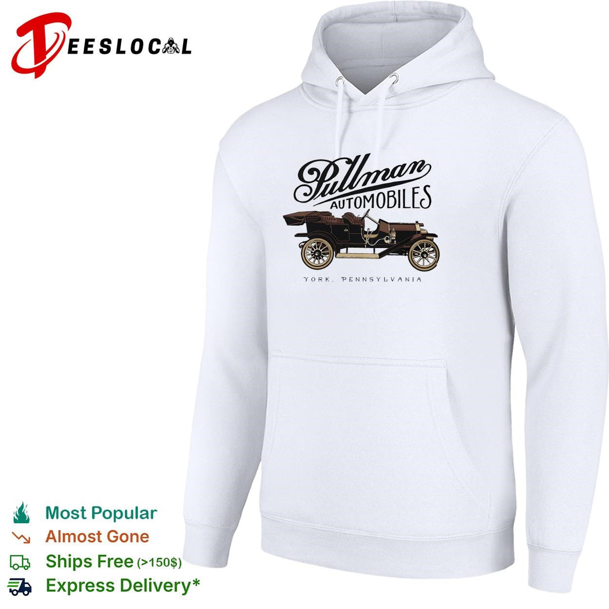 Pullman automobiles vintage car badge shirt