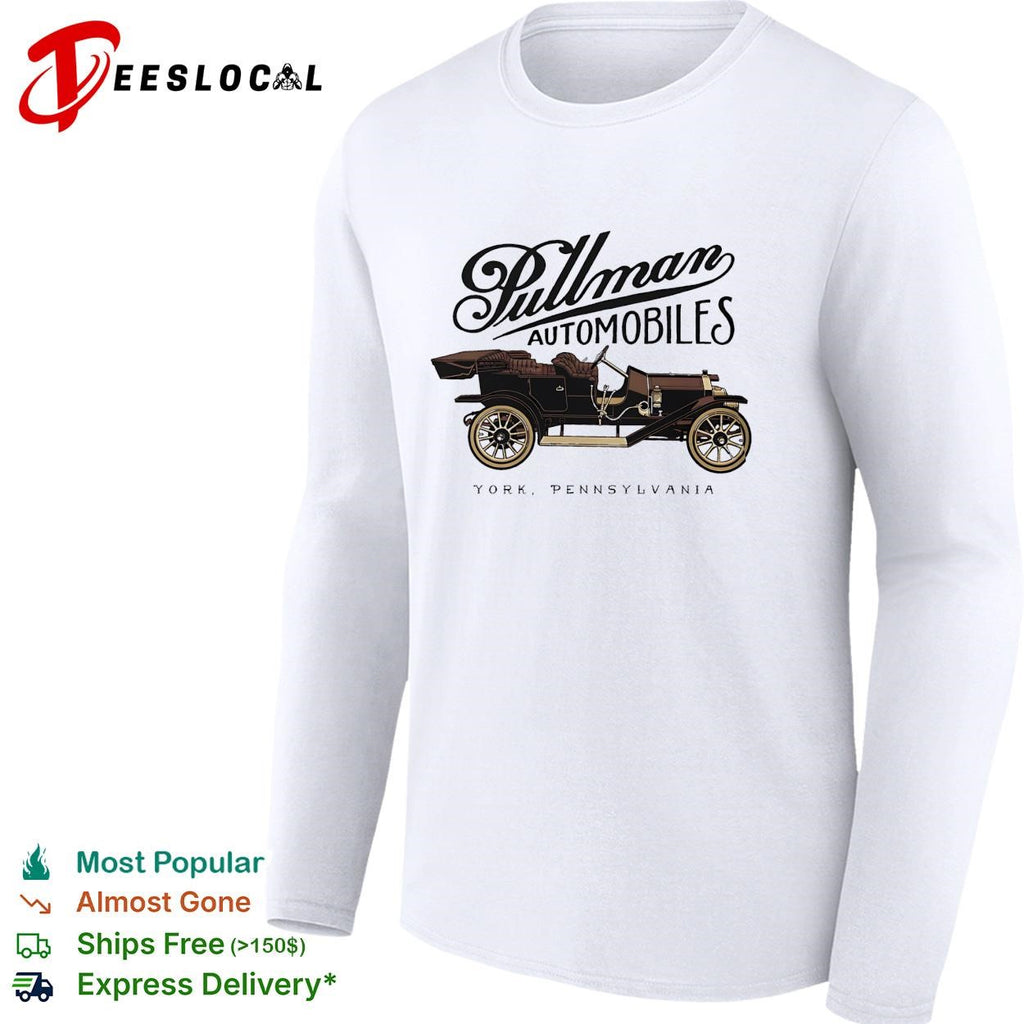 Pullman automobiles vintage car badge shirt