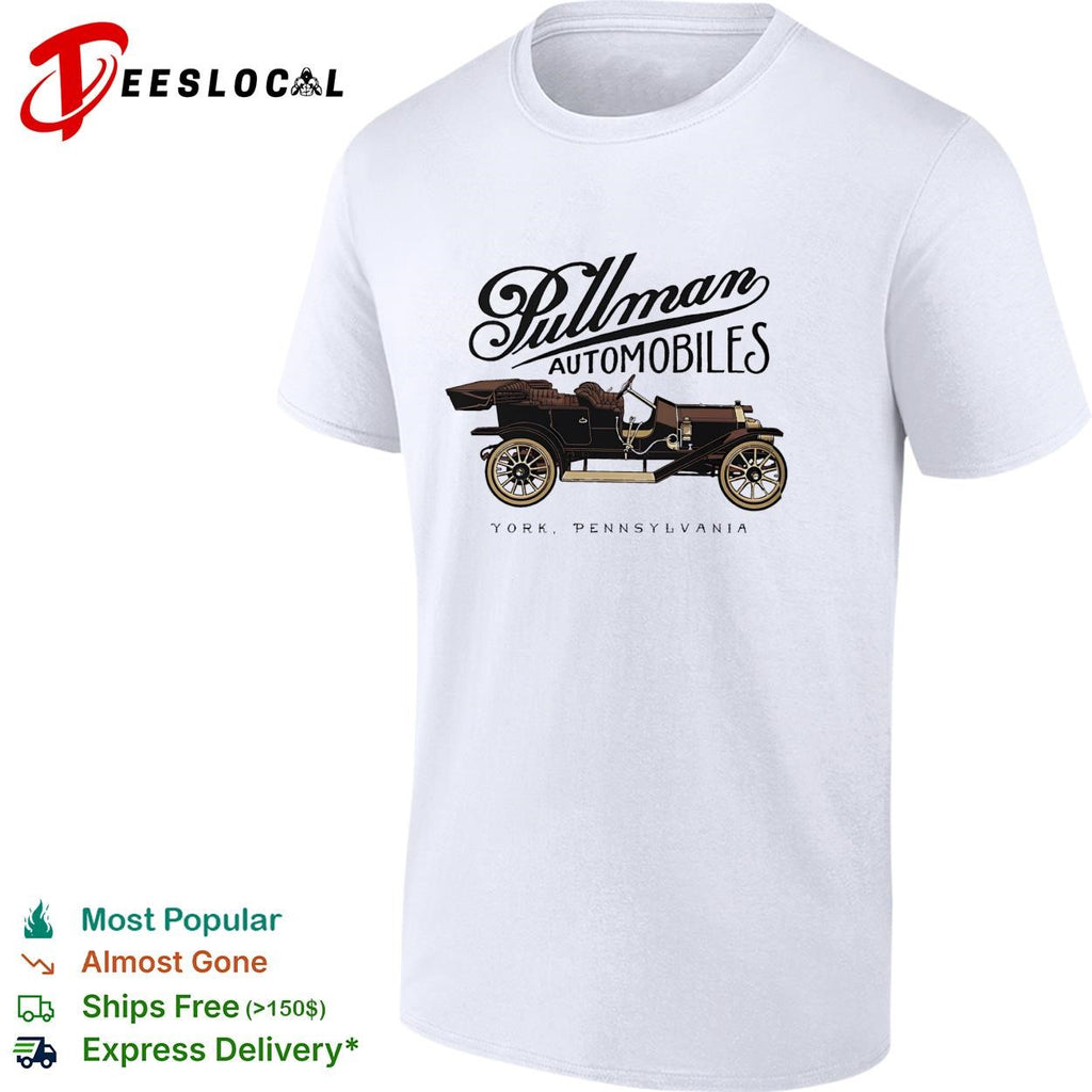 Pullman automobiles vintage car badge shirt