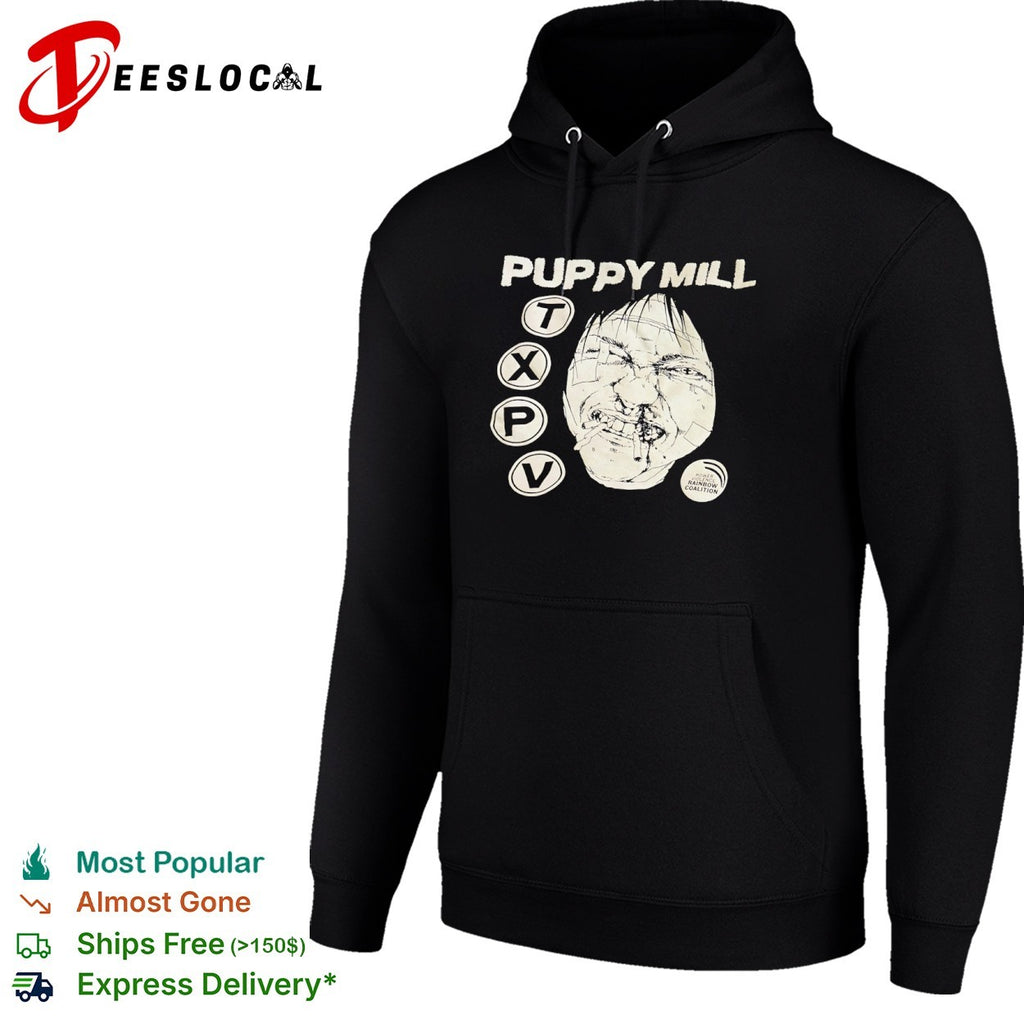 Puppy Mill TXPV Power Violence Rainbow Coalition Face shirt