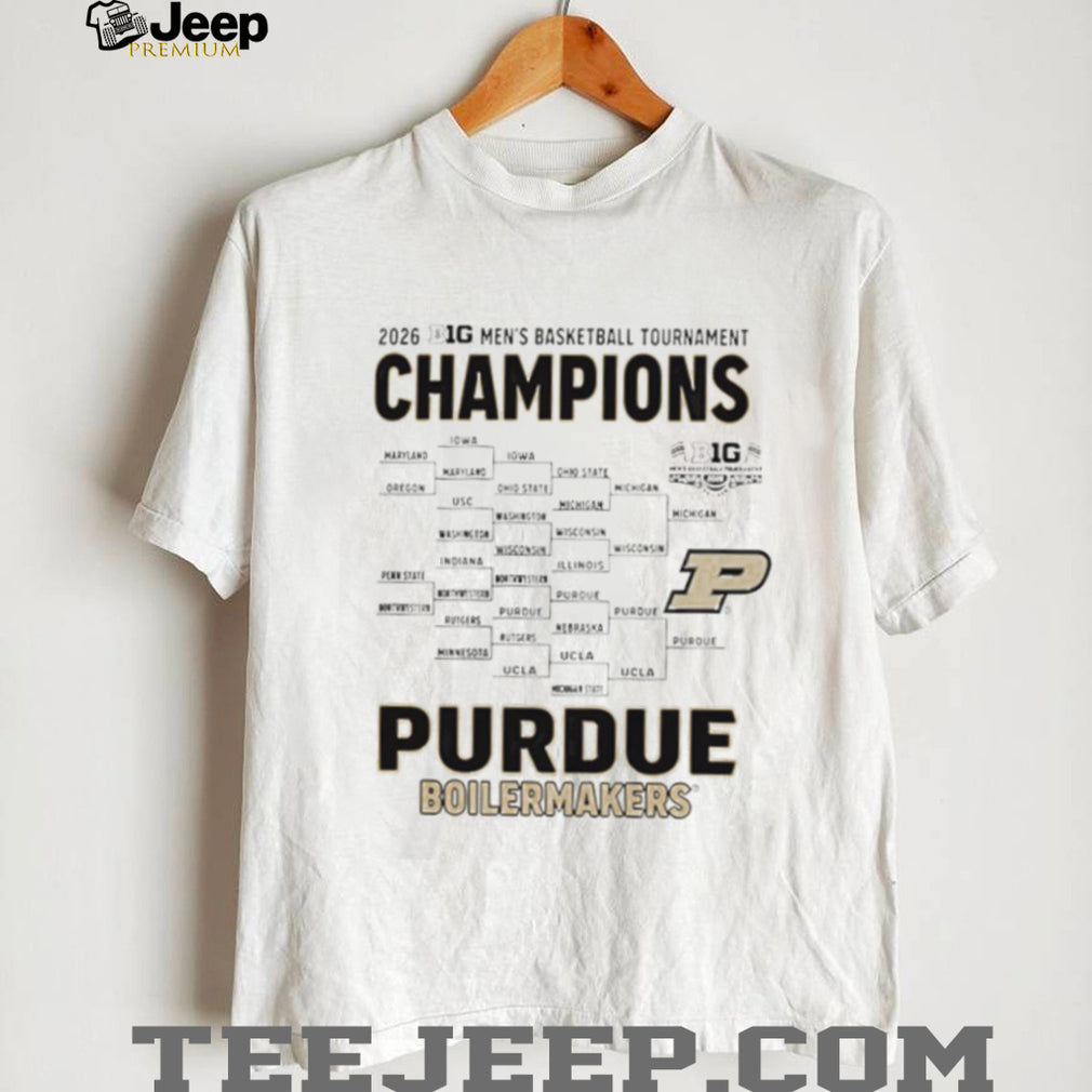 Purdue Boilermakers 2026 Big Ten Men’s Basketball Tournament Champions T Shirt