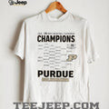 Purdue Boilermakers 2026 Big Ten Men’s Basketball Tournament Champions T Shirt