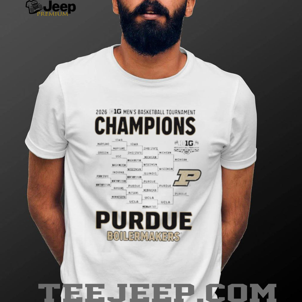 Purdue Boilermakers 2026 Big Ten Men’s Basketball Tournament Champions T Shirt
