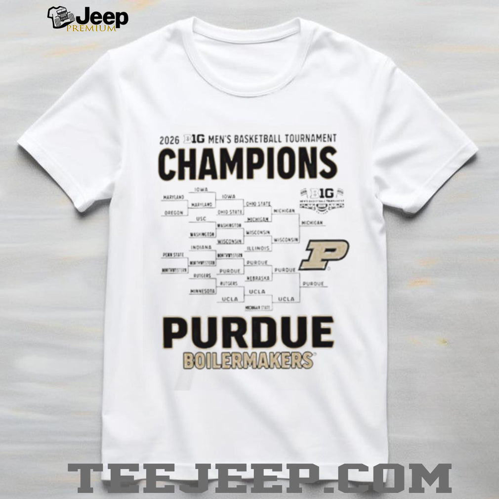 Purdue Boilermakers 2026 Big Ten Men’s Basketball Tournament Champions T Shirt
