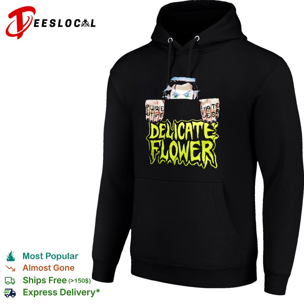 Pure Life Hates Les Delicate Flower shirt