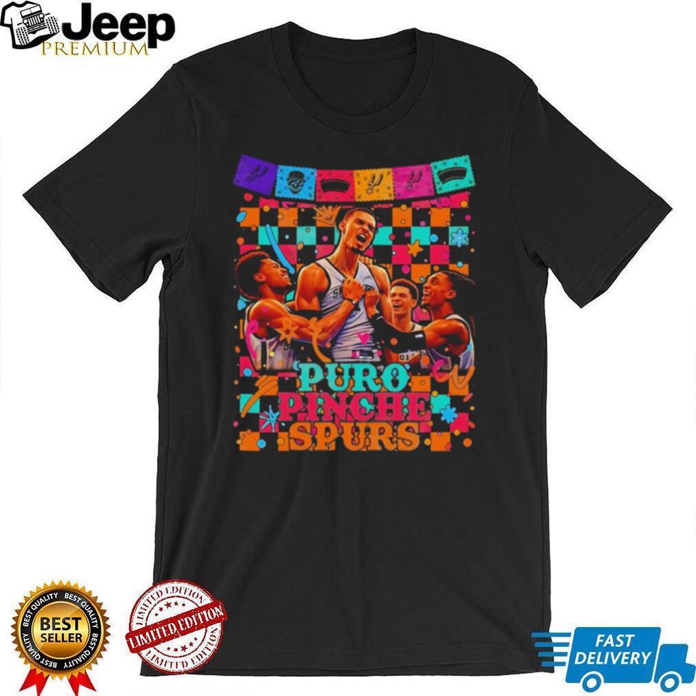 Puro Pinche Spurs Victor Wembanyama Celebration T Shirt
