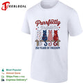 Purrfectly patriotic cats 250 years of freedom Fourth of July shirt