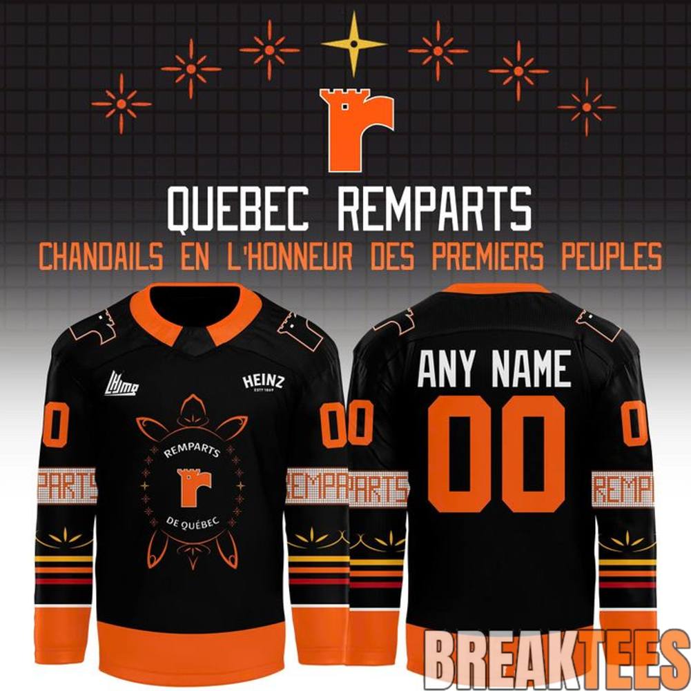 Quebec Remparts 90s Nostalgia Hockey Jersey