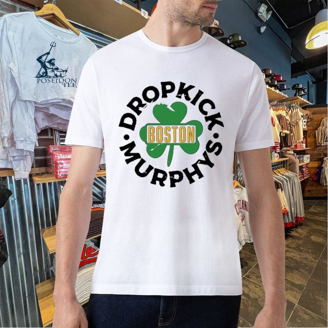 Dropkick Murphys Boston Shamrock Badge T-shirt